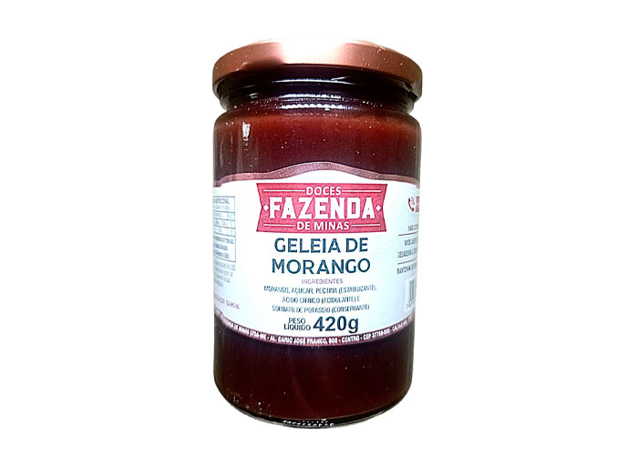 Geleia de Morango 420g - Fazenda de Minas