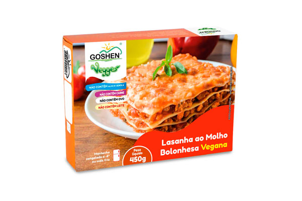 Lasanha à Bolonhesa Vegana 450g - Goshen